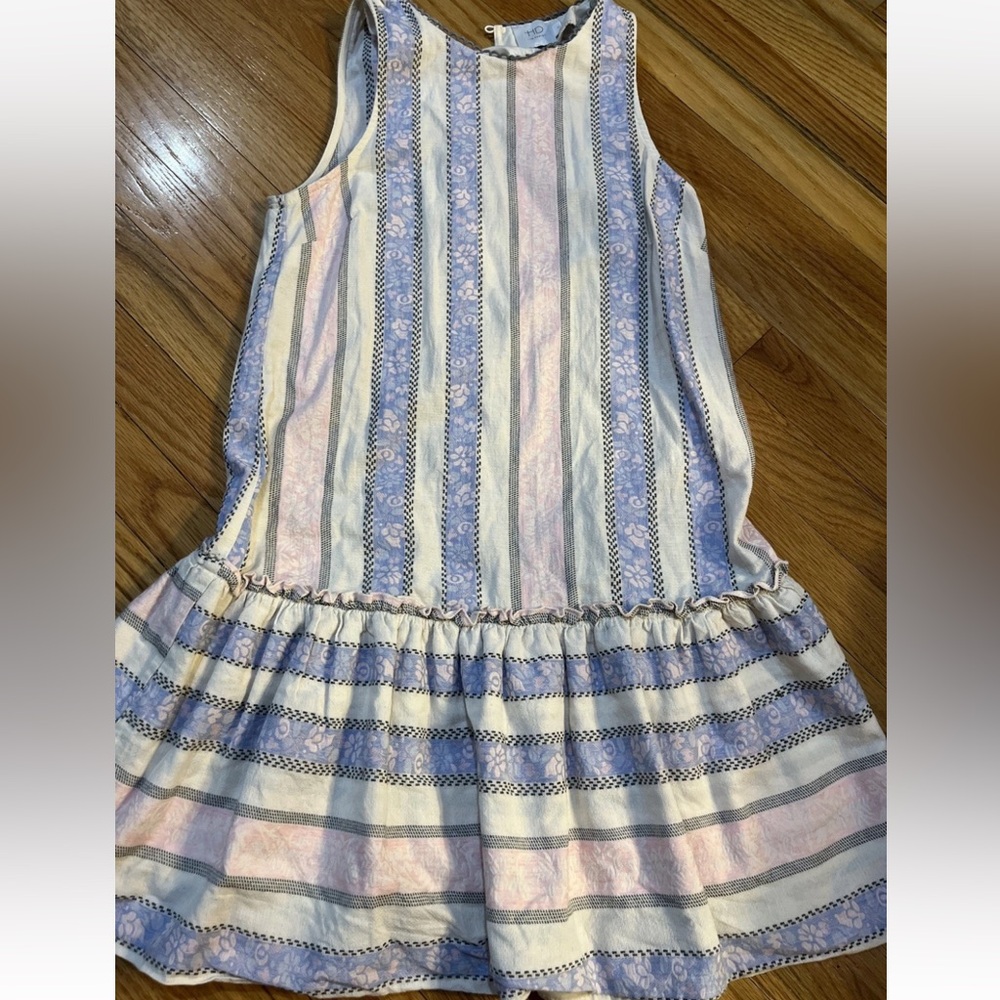 Anthropologie HD In Paris S  sleeveless Drop Waist Dress